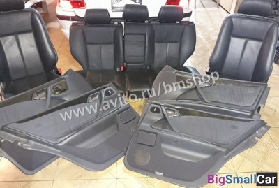 Салон кожа Мерседес S210 W210 из Японии