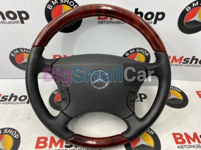 Руль Mercedes S350 2003 W220 112.972 А2204601603 - купить Сочи
