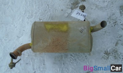 Задняя часть глушителя от Peugeot 407 2004-2011 - купить Сочи