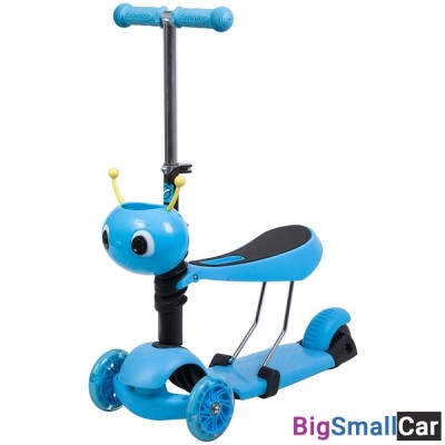 Детский самокат-кикборд 120S.DISCOKIDS.BL7 NOVATRACK - купить Сочи