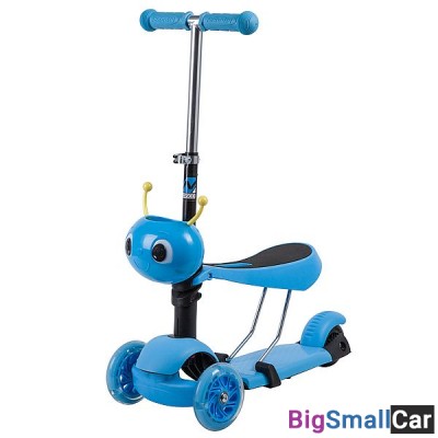 Детский самокат-кикборд 120S.DISCOKIDS.BL9 NOVATRACK - купить Сочи