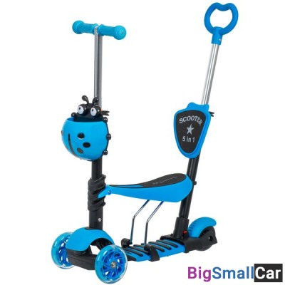 Детский самокат-кикборд FXA.SBDISCOKIDS.BL20 FOXX - купить Сочи