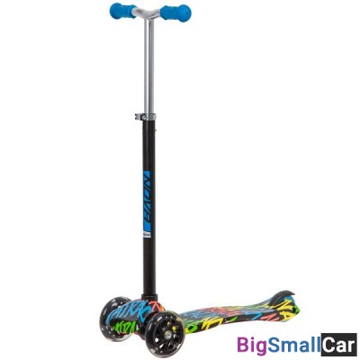 Подростковый самокат-кикборд 120.NRAINBOW.GBL20 NOVATRACK - купить Сочи