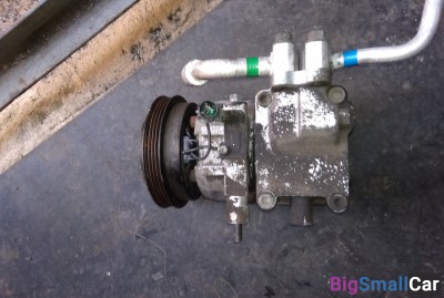 Компрессор кондиционера Kia Sportage, G4GC 2.0