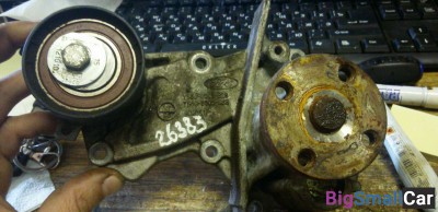 Помпа с роликом Fusion 2002-2012, Focus II 2005-2008, Fiesta 1995-2000, C-MAX 2003-2011 б/у - купить Сочи