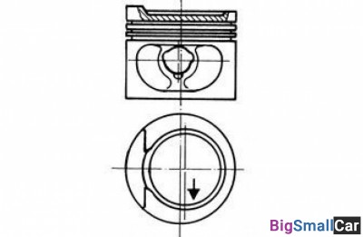 Поршень поштучно autowelt PN51051 1.6 81.5 - купить Сочи