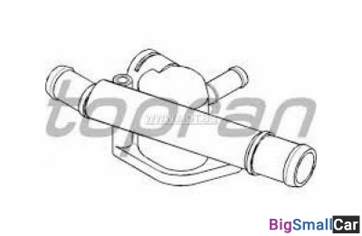 Фланец системы охлаждения hans pries 108193756 - купить Сочи