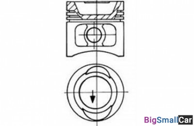Поршень поштучно mopisan MP896500 1.3 MH HK 75.0 1 - купить Сочи