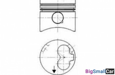 Поршень поштучно SM 80507750 1.6TD 77.0 - купить Сочи