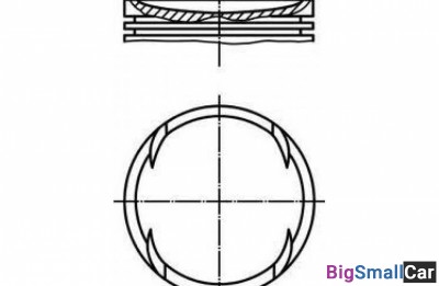 Поршень поштучно mopisan 1029004000 76,5 1,4 16V 1 - купить Сочи