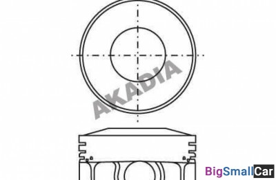 Поршень поштучно ATS MP122410 81.0 плюс 0.5 1.5-1.5-2 2 - купить Сочи