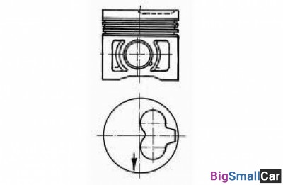 Поршень поштучно mopisan MP904611 79.50  плюс  1.00 1.7 - купить Сочи