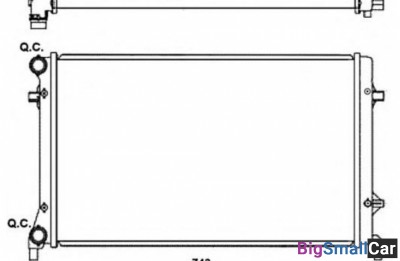 Радиатор охлаждения SAT sgvw0004 - купить Сочи