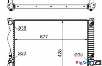 Радиатор охлаждения SAT AD000605 - купить Сочи