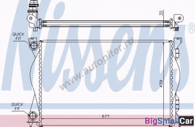 Радиатор охлаждения nissens 60235A