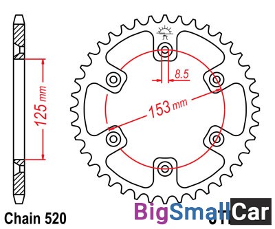 Звезда ведомая JT JTR210.43 - купить Сочи