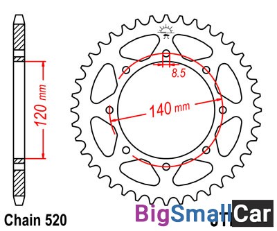 Звезда ведомая JT JTR487.47 - купить Сочи