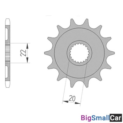 Звезда ведущая AFAM 21309-12 (JTF1590.12) - купить Сочи