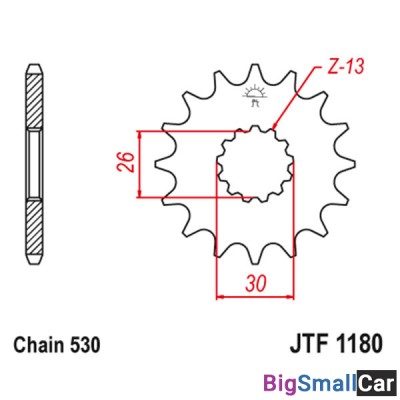 Звезда ведущая JT JTF1180.17 - купить Сочи