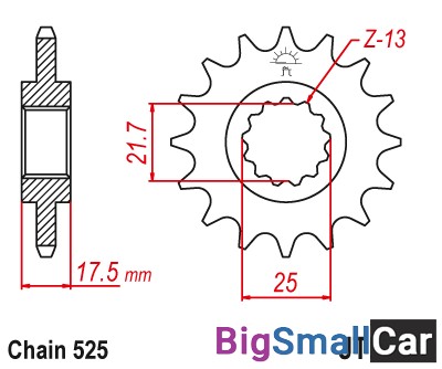 Звезда ведущая JT JTF297.15RB - купить Сочи