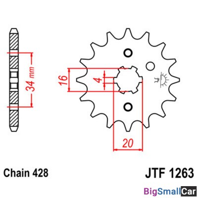 Звезда ведущая JT JTF1263.16 - купить Сочи