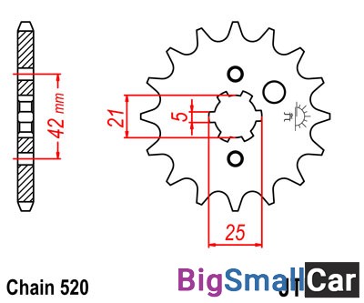 Звезда ведущая JT JTF569.15 - купить Сочи