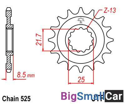 Звезда ведущая JT JTF1537.16RB - купить Сочи