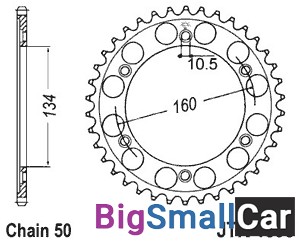 Звезда ведомая JT JTR1306.40 - купить Сочи
