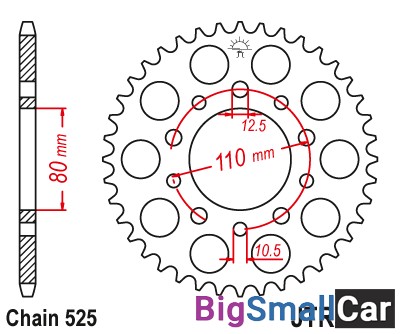 Звезда ведомая JT JTR1332.46 - купить Сочи