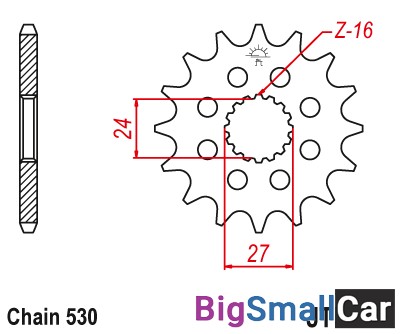 Звезда ведущая JT JTF423.16 - купить Сочи