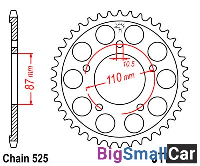 Звезда ведомая JT JTR807.45 - купить Сочи