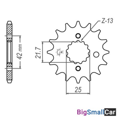 Звезда ведущая JT JTF513.16RB - купить Сочи