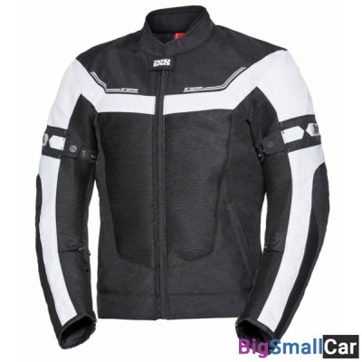Куртка текстиль IXS Sport Jacke Levante blk/white 3XL X51056-031-3XL - купить Сочи