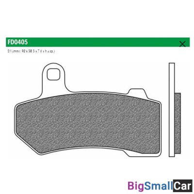 Тормозные колодки New Fren FD0405SH - купить Сочи