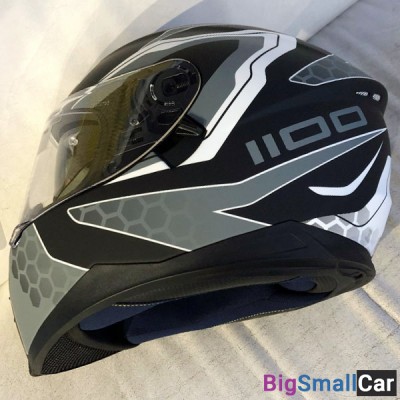 Шлем IXS HX1100 2.2 blk.matt/wh/grey XS X14082-M31-XS - купить Сочи