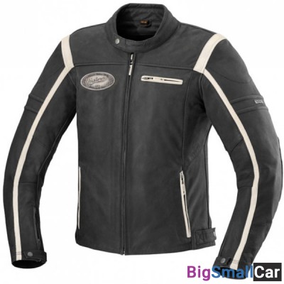 Куртка кожа IXS SHAWN 54 blk/wh X73714-038-54 - купить Сочи