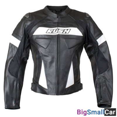 Куртка кожа RUSH Cyborg blk/white L 31-04525 - купить Сочи