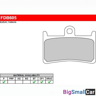 Тормозные колодки FERODO FDB605P - купить Сочи