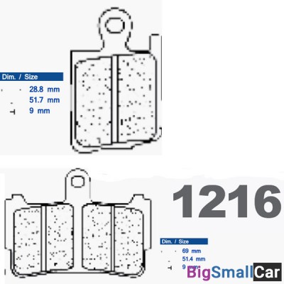 Тормозные колодки CL 1216XBK5 - купить Сочи
