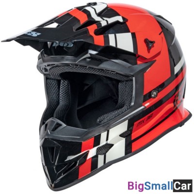 Шлем IXS 361 red/blk/white 2.3 X12038-032-S - купить Сочи