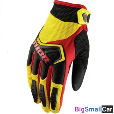 Перчатки THOR S8 Spectrum blk/yel/red XL 3330-4672 - купить Сочи