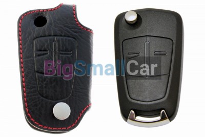 Чехол Для Ключа Chevrolet (Брелок), Кожаный, Цвет Нити Красный bgt427 - купить Сочи